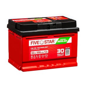 AKUMULATOR FIVE STAR SEALED 62Ah